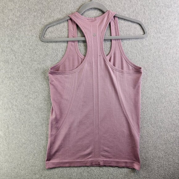 Lululemon Tank Top Womens 8 Pink Swiftly Tech Racerback Workout Running Training - Picture 11 of 12